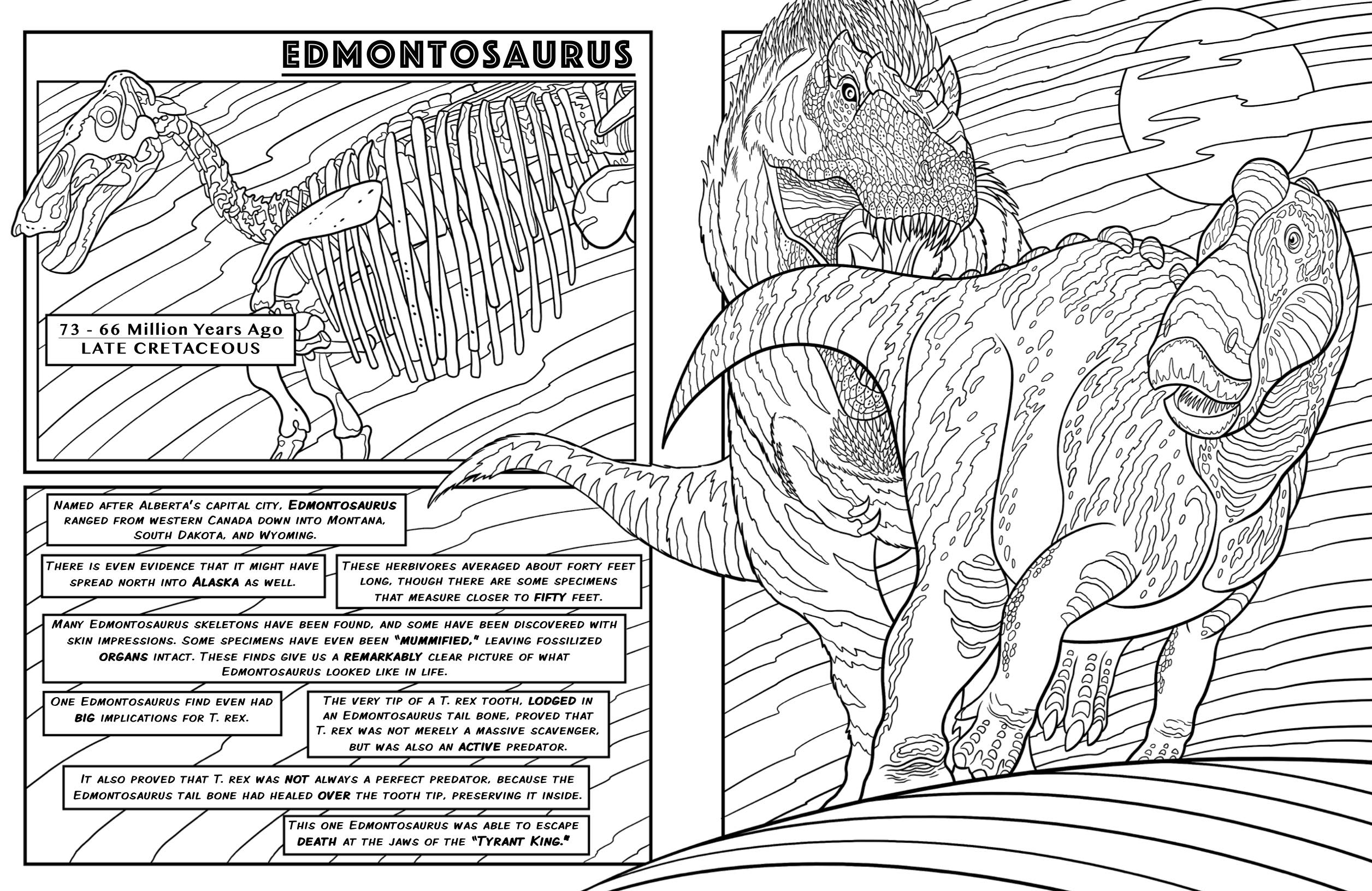 Acclaimed Comic Artist Releases New Dinosaur Coloring Adventure