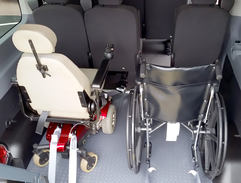 AMS Vans Showcases the Versatile Ford Transit Wheelchair Accessible Van ...