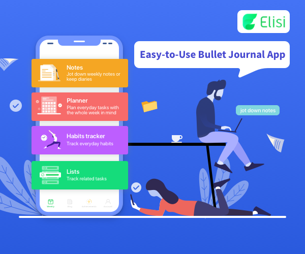 Elisi Digital Bullet Journal App On All Mobile And Desktop